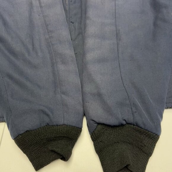 Vintage 90s Bulwark Workwear Jacket Mens XL Blue Quilted (25x29.5) - Picture 12 of 16